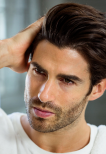 man with textured top haircut