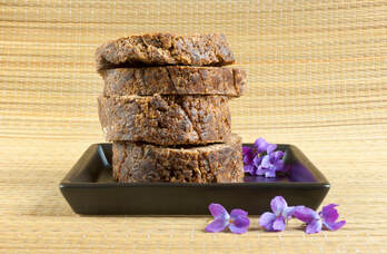 african black soap on a tray